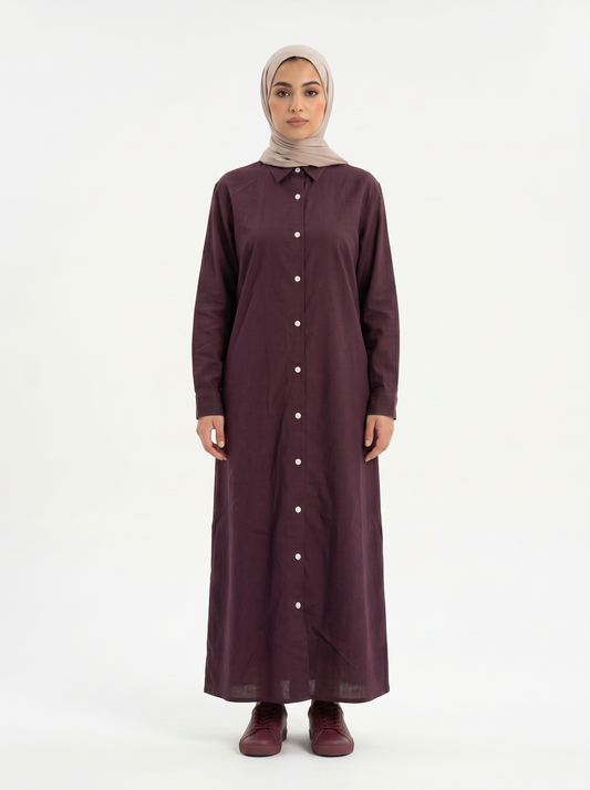 Linen Shirt Tunic