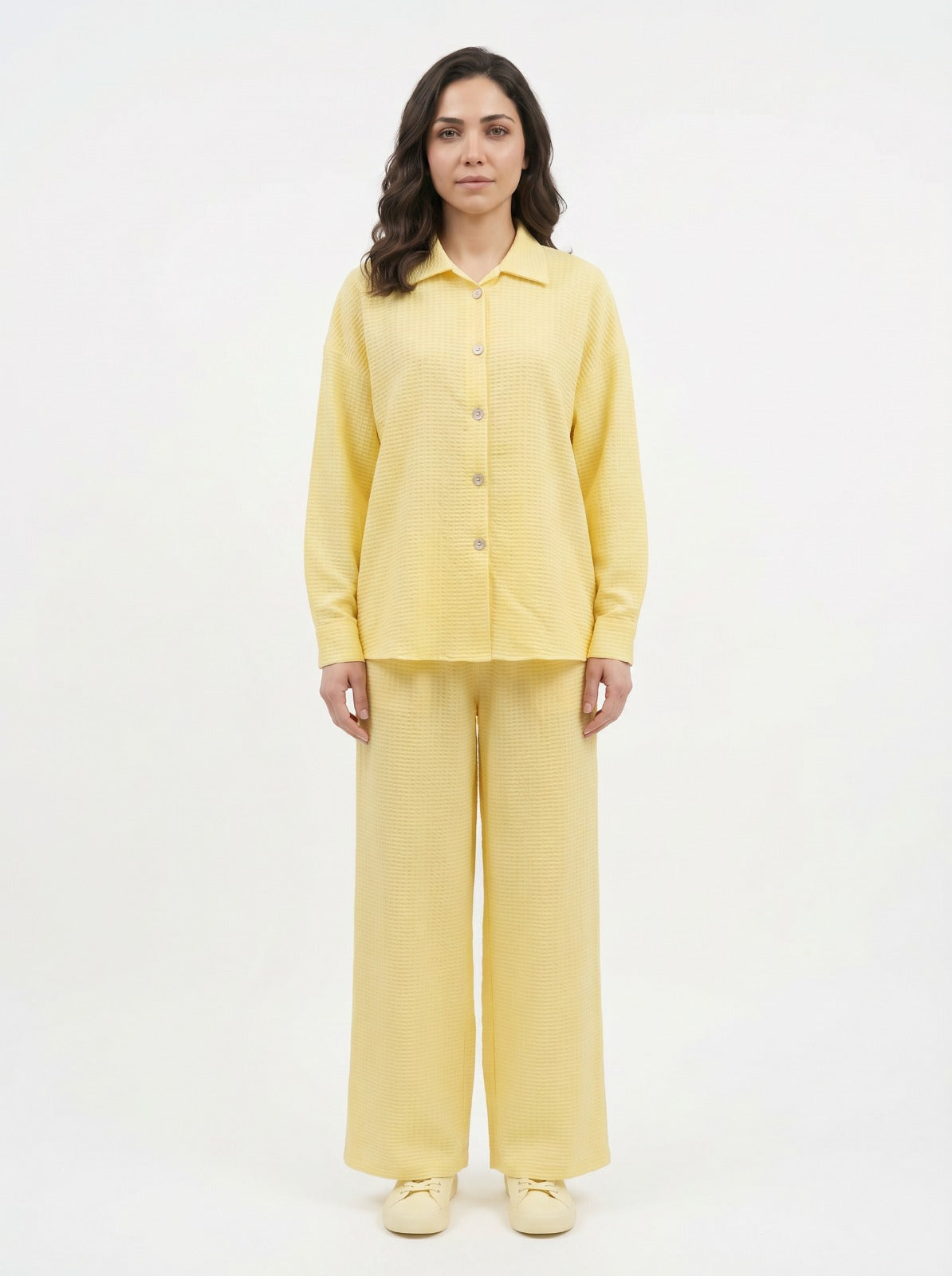 Women’s Soft Yellow Lounge Set