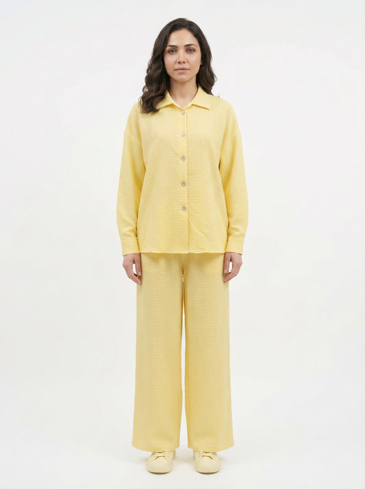 Women’s Soft Yellow Lounge Set