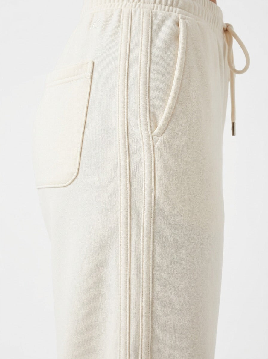 Women’s Comfortable off white Wide Leg Sweatpants