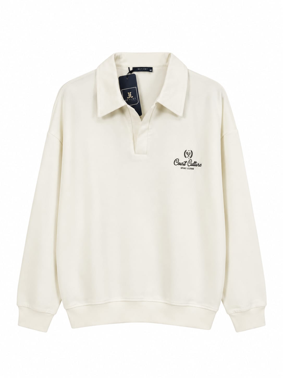 Fit Pink Polo Sweatshirt