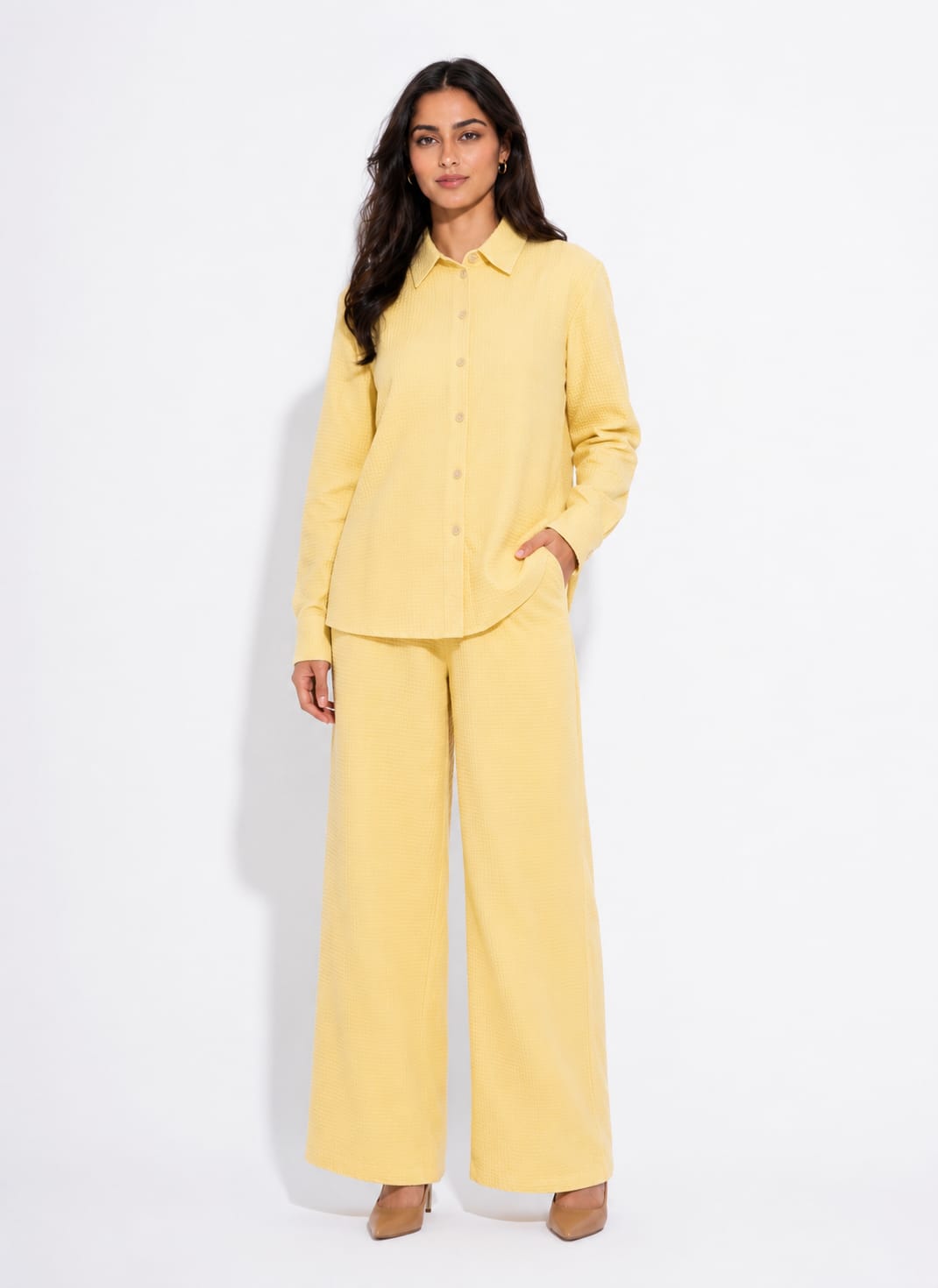 Women’s Soft Yellow Lounge Set