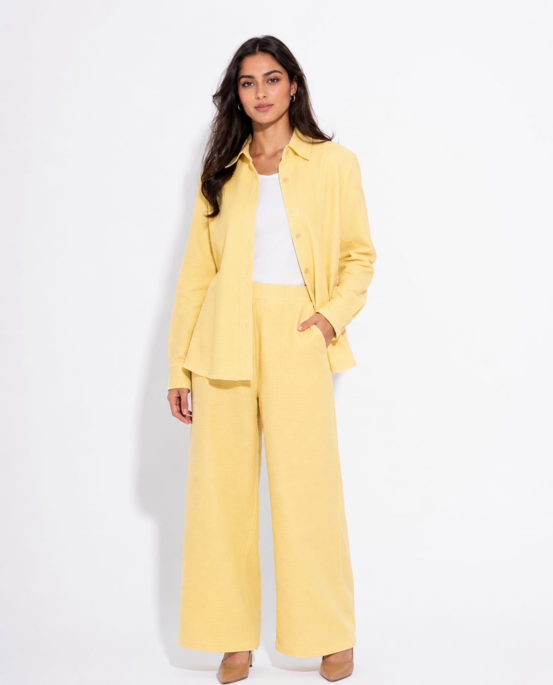 Women’s Soft Yellow Lounge Set