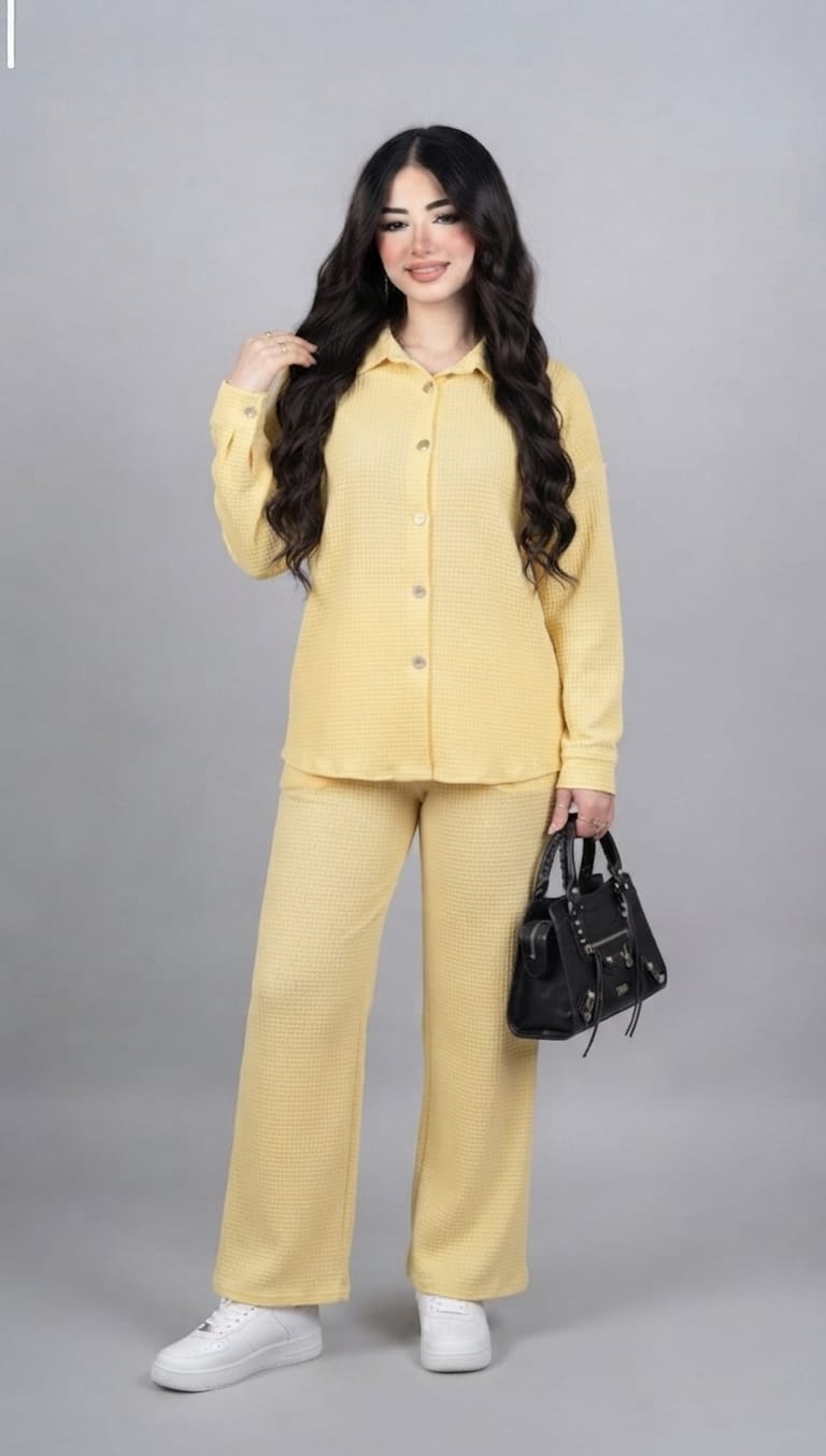 Women’s Soft Yellow Lounge Set