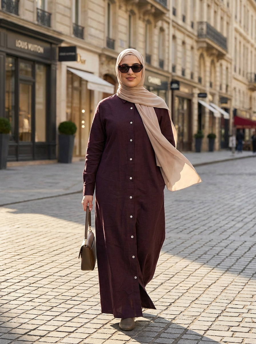 Linen Shirt Tunic