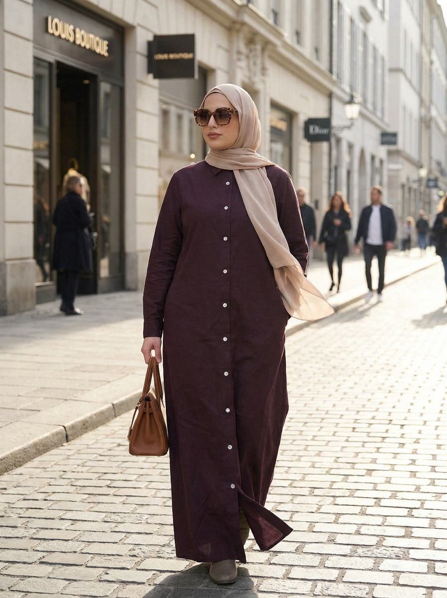 Linen Shirt Tunic